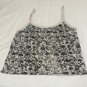 Brandy Melville Skull Tank Top